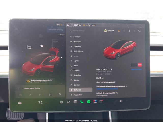 2019 TESLA MODEL 3 LONG RANGE/PERFORMANCE 7