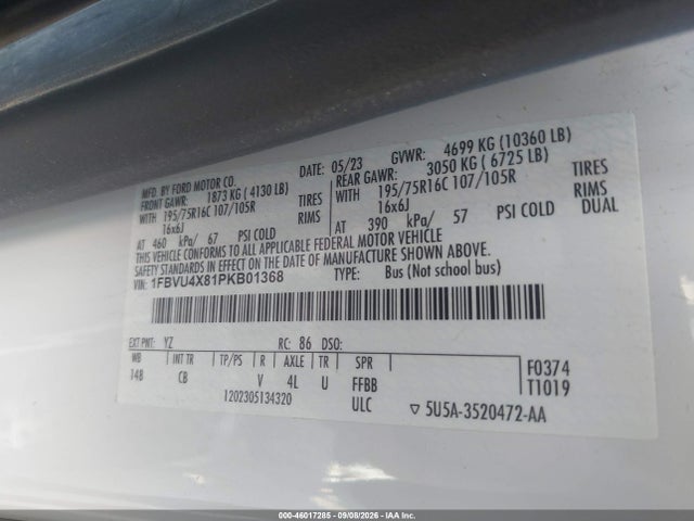 2023 FORD TRANSIT-350 PASSENGER VAN XL 9