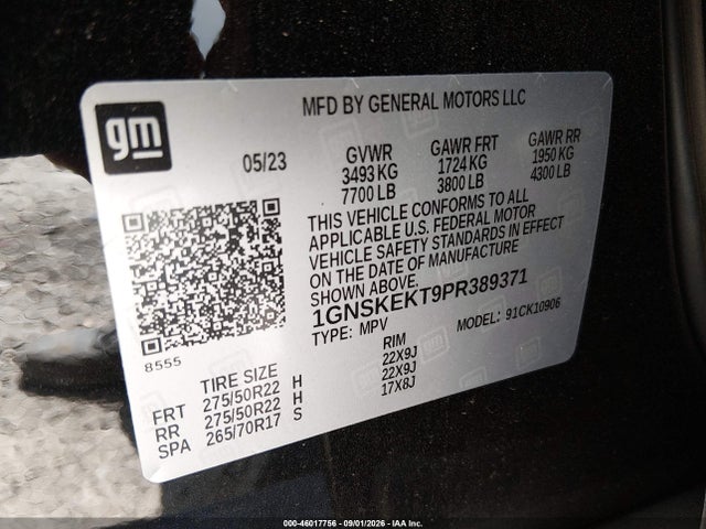 2023 CHEVROLET SUBURBAN 4WD RST 9