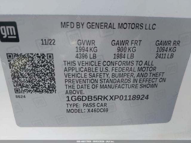 2023 CADILLAC CT4 PREMIUM LUXURY 9