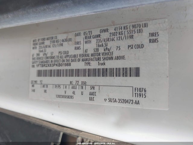 2023 FORD TRANSIT-250 5
