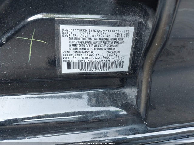 2023 NISSAN SENTRA SR XTRONIC CVT 9