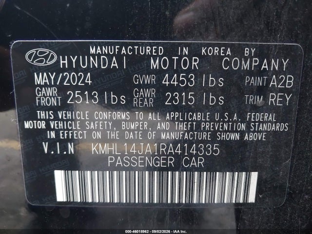 2024 HYUNDAI SONATA SEL 9