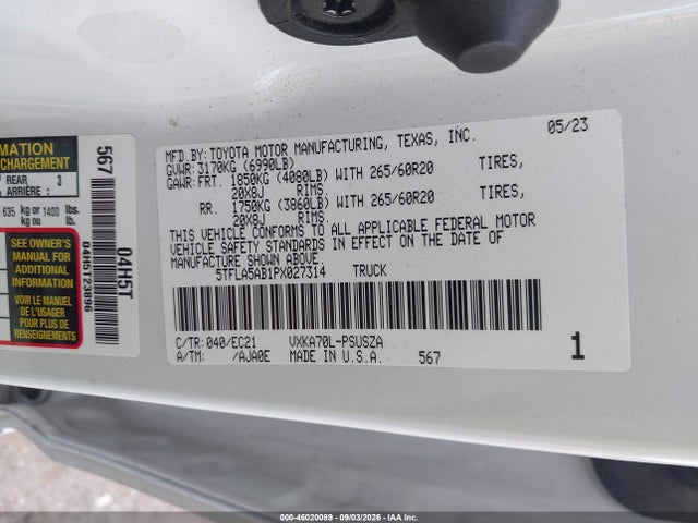 2023 TOYOTA TUNDRA SR5 9