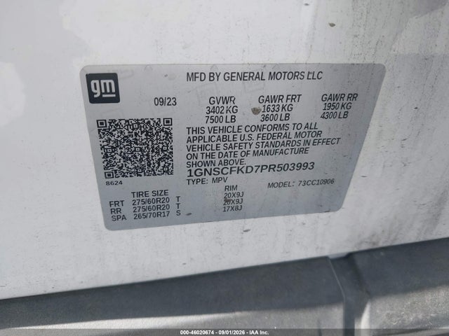 2023 CHEVROLET SUBURBAN 2WD PREMIER 9