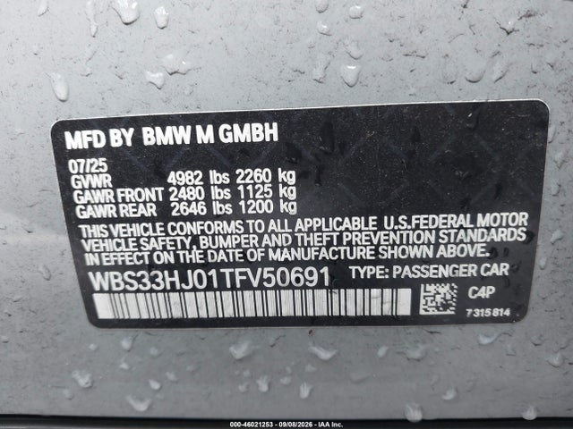 2026 BMW M3 COMPETITION XDRIVE 9