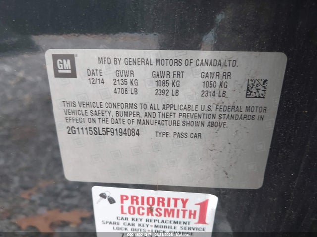 2015 Chevrolet IMPALA 1LT 照片 9