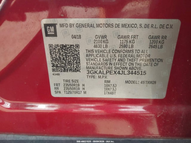 2018 GMC TERRAIN SLT 9