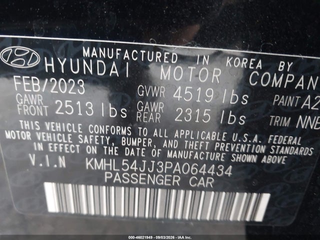 2023 HYUNDAI SONATA HYBRID LIMITED 9