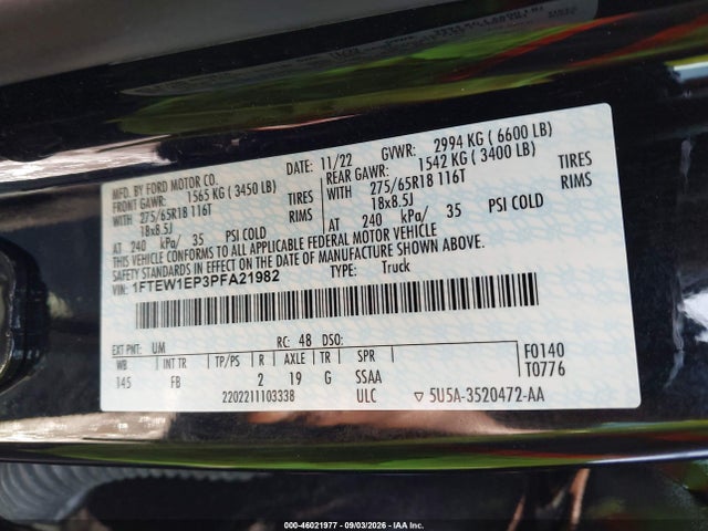 2023 FORD F-150 XLT 9