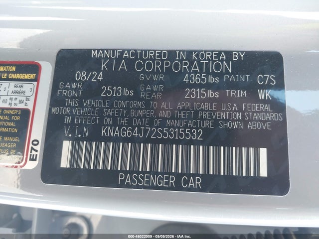 2025 KIA K5 GT-LINE 9