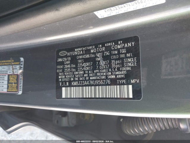 2019 HYUNDAI TUCSON SE 9