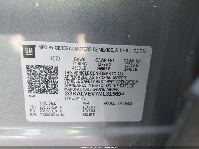 2021 GMC TERRAIN AWD SLT 9