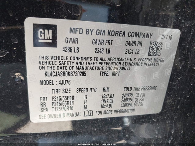 2019 BUICK ENCORE FWD PREFERRED 9