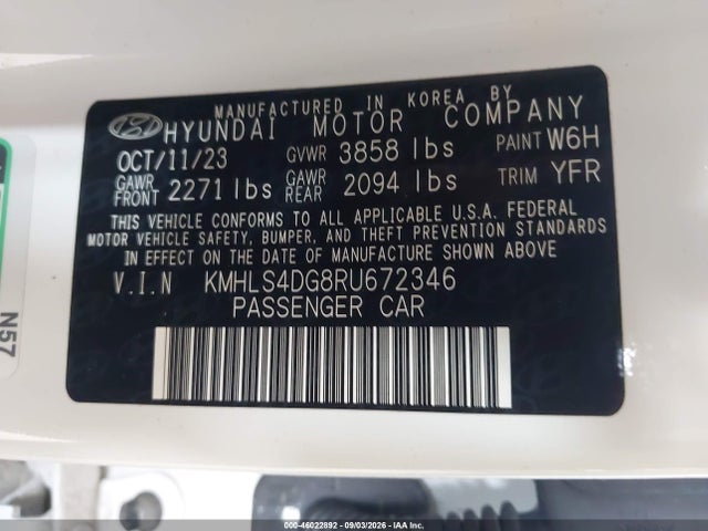 2024 HYUNDAI ELANTRA SEL 9