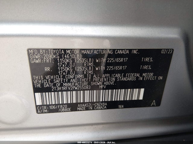 2023 TOYOTA RAV4 LE 9