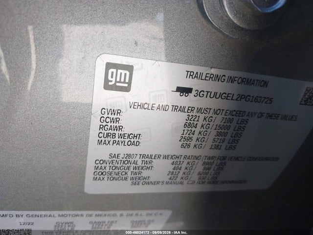 2023 GMC SIERRA 1500 4WD STANDARD BOX DENALI 9