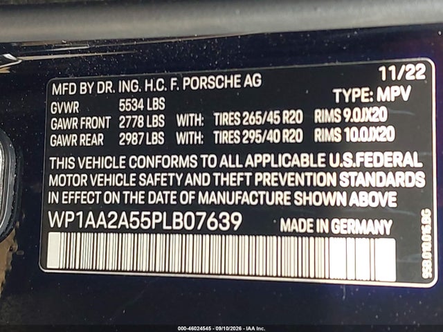 2023 PORSCHE MACAN T 9