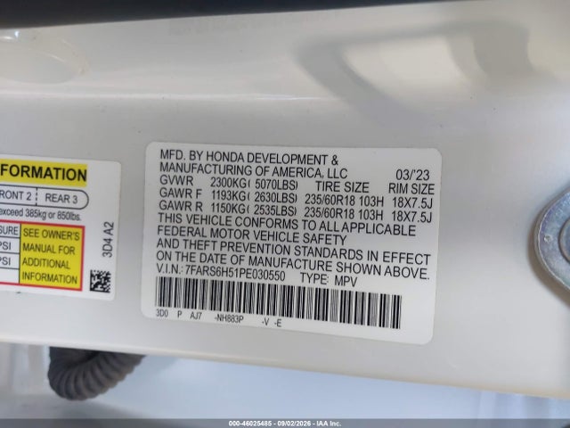 2023 HONDA CR-V HYBRID SPORT 9