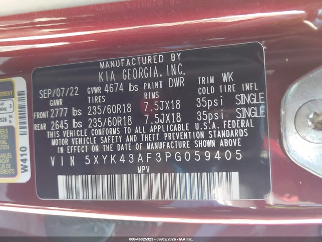 2023 KIA SPORTAGE SX 9