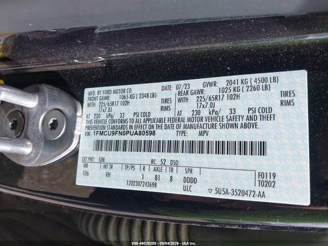 2023 FORD ESCAPE 9