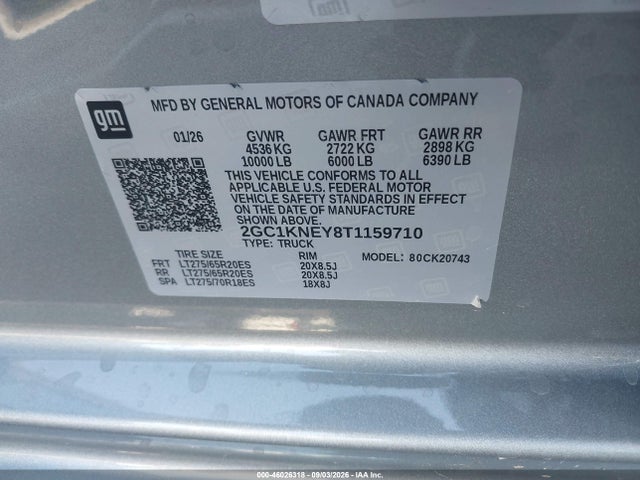 2026 CHEVROLET SILVERADO 2500 HD , STANDARD BED, LT, 4WD 9