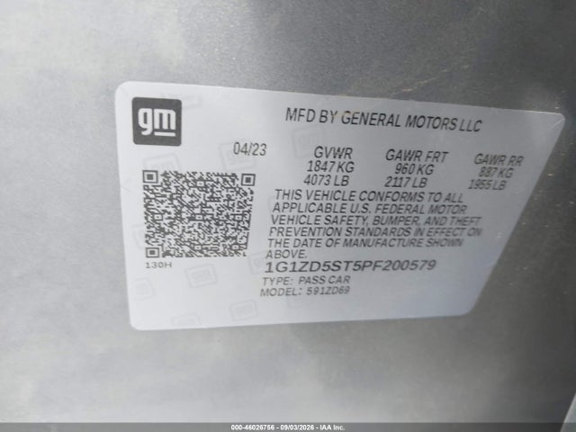 2023 CHEVROLET MALIBU FWD 1LT 9