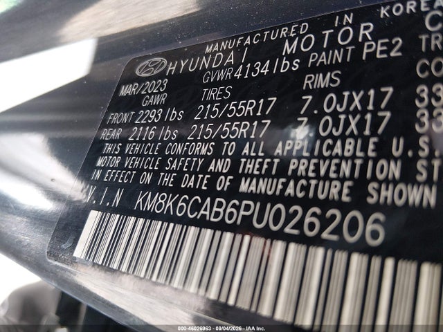 2023 HYUNDAI KONA SEL 9