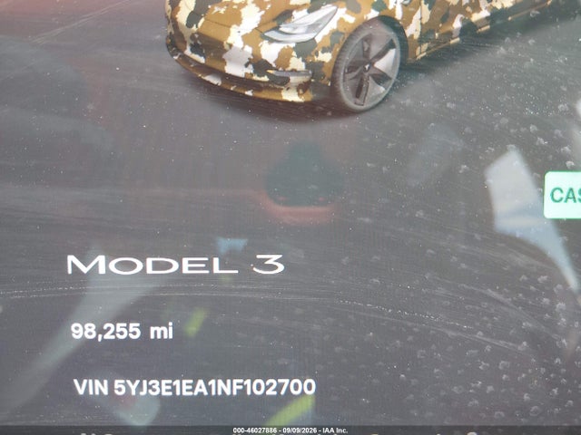 2022 TESLA MODEL 3 REAR-WHEEL DRIVE 16