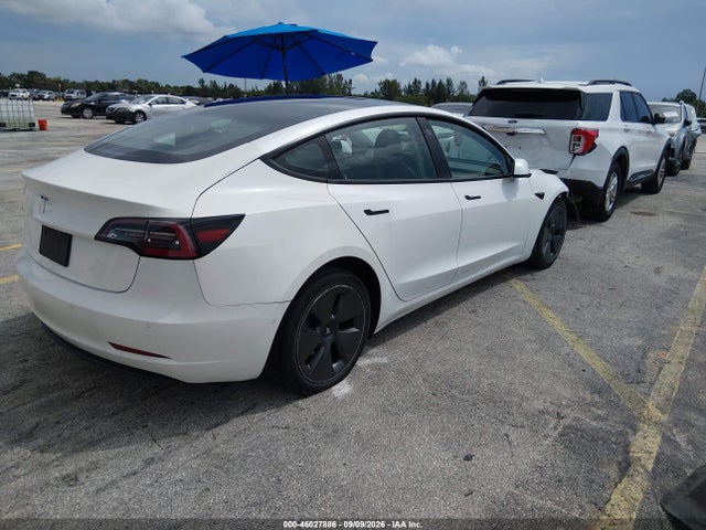 2022 TESLA MODEL 3 REAR-WHEEL DRIVE 4