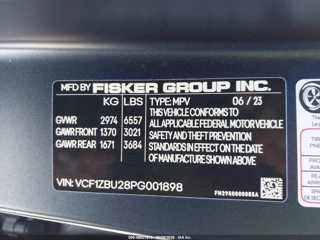 2023 FISKER OCEAN ONE 9