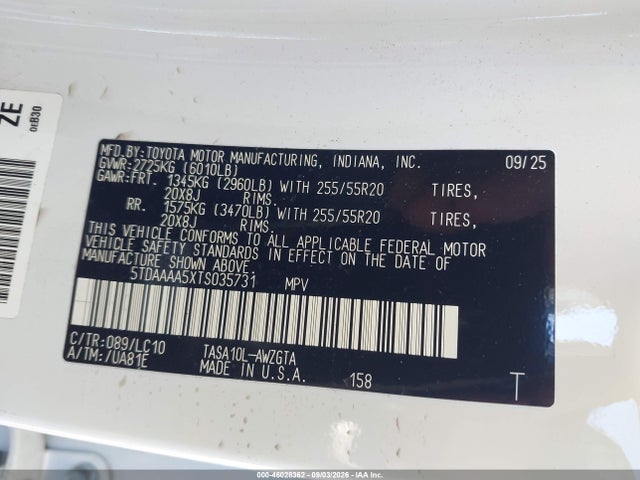 2026 TOYOTA GRAND HIGHLANDER LIMITED 9
