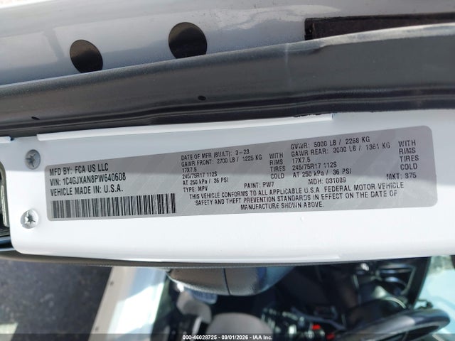 2023 JEEP WRANGLER 2-DOOR SPORT 4X4 9