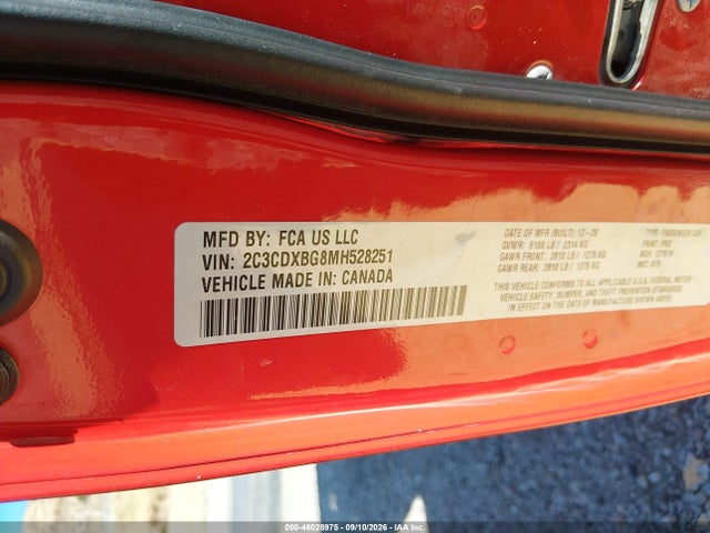 2021 DODGE CHARGER SXT RWD 9