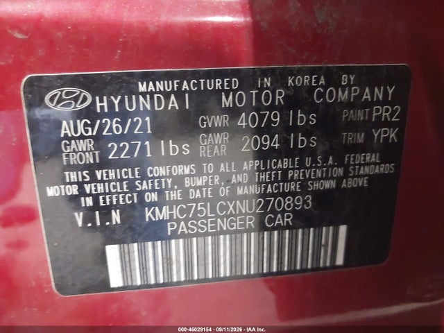 2022 HYUNDAI IONIQ HYBRID SE 9