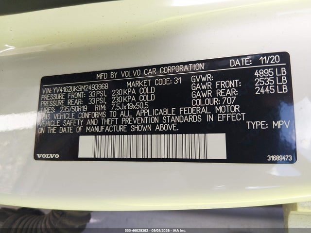 2021 VOLVO XC40 T5 MOMENTUM 9