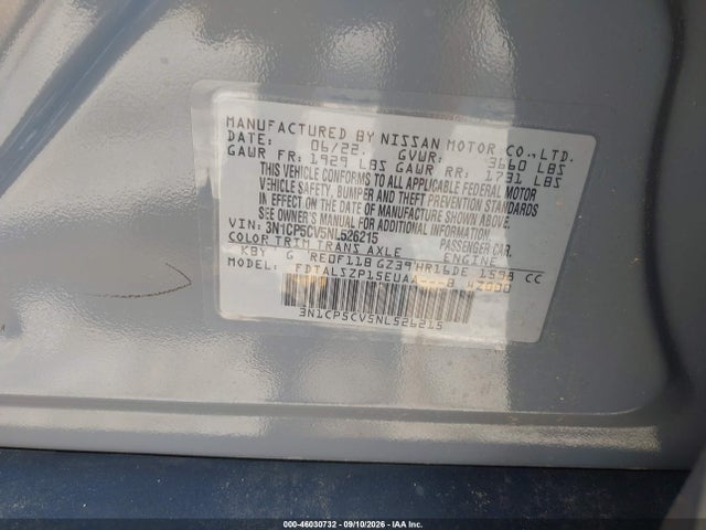 2022 NISSAN KICKS SV XTRONIC CVT 9