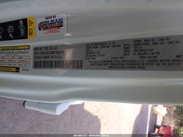 2022 JEEP WRANGLER UNLIMITED SAHARA ALTITUDE 4X4 9