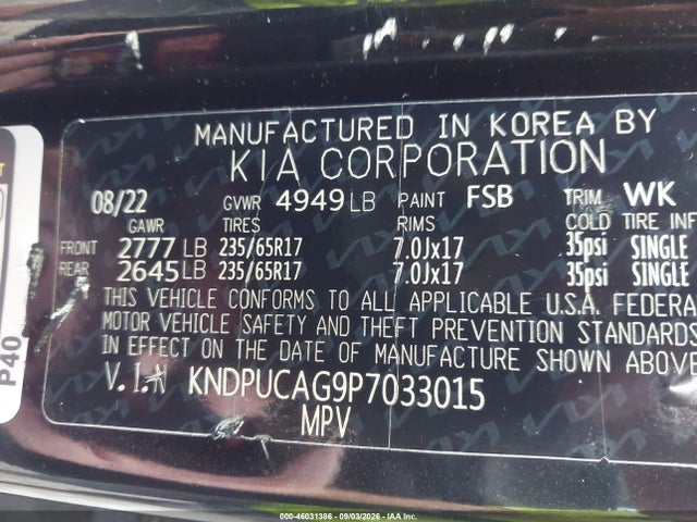 2023 KIA SPORTAGE HYBRID LX 9