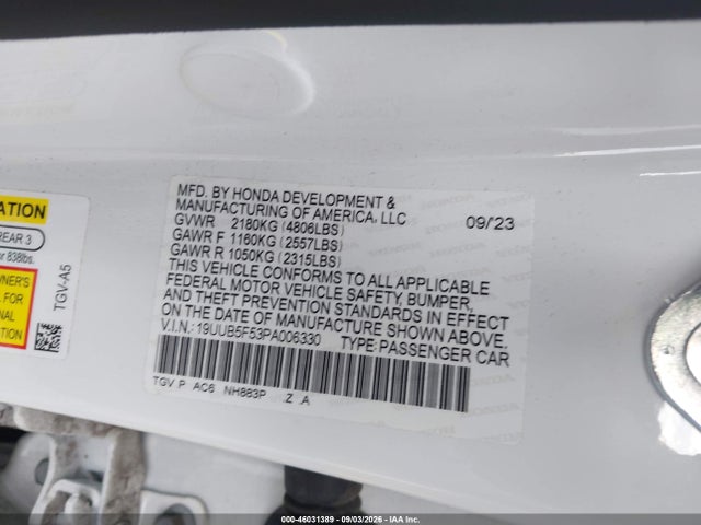 2023 ACURA TLX A-SPEC PACKAGE 9