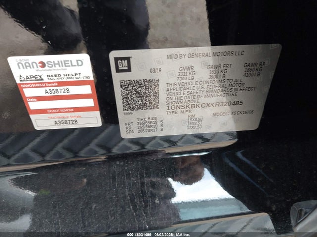 2019 CHEVROLET TAHOE LT 9