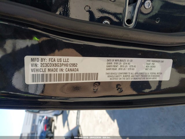 2023 DODGE CHARGER SXT 9