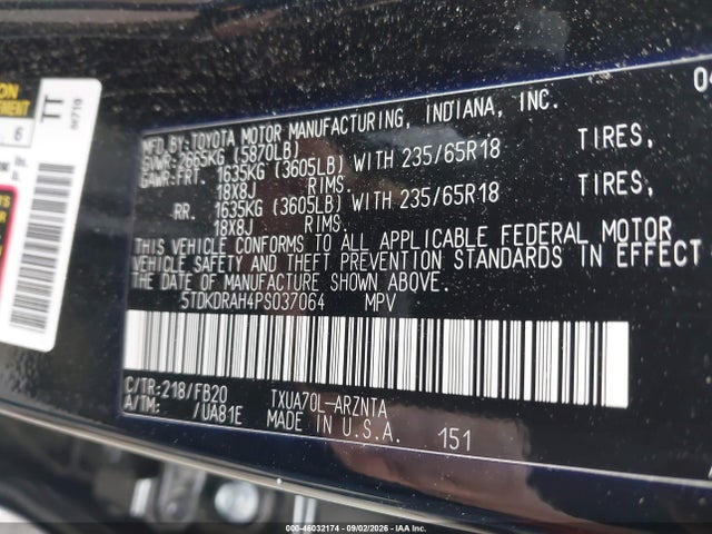 2023 TOYOTA HIGHLANDER LE 9