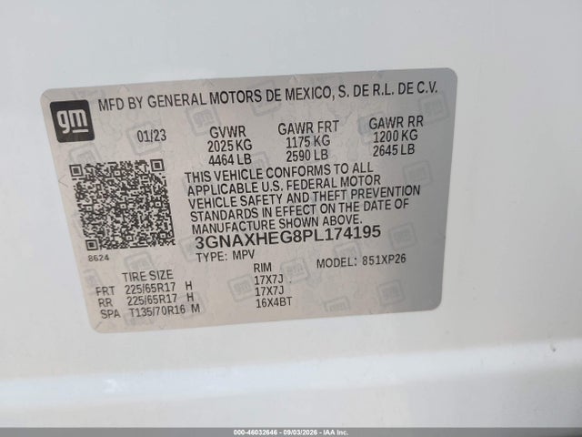 2023 CHEVROLET EQUINOX FWD LS 9