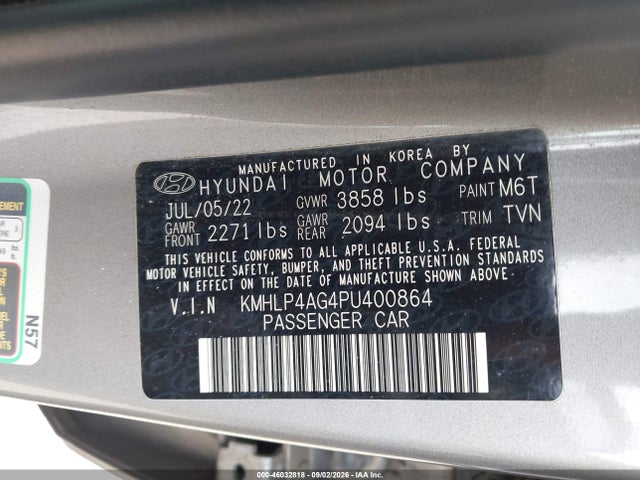 2023 HYUNDAI ELANTRA LIMITED 9