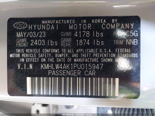 2023 HYUNDAI ELANTRA N 9