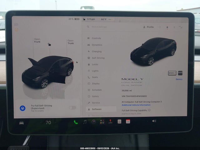2023 TESLA MODEL Y AWD/LONG RANGE DUAL MOTOR ALL-WHEEL DRIVE 7