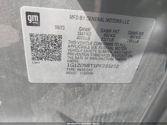 2023 CHEVROLET MALIBU FWD 1LT 9