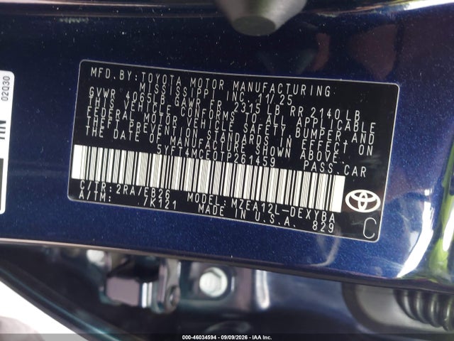 2026 TOYOTA COROLLA XSE 9