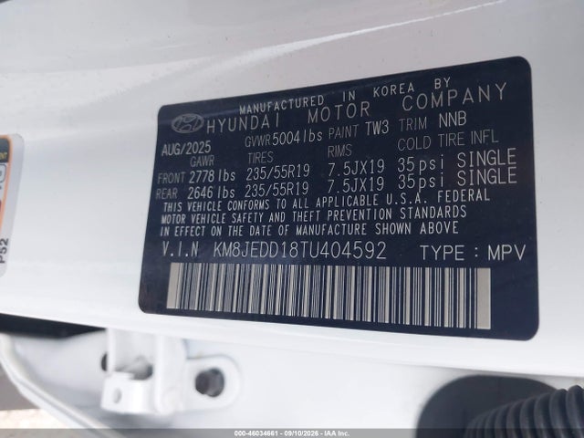 2026 HYUNDAI TUCSON HYBRID LIMITED 9